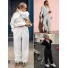 imageATHMILE Sweatpants Women Baggy Lounge Pants Workout Gym Active High Waisted Comfy Joggers for Women Fall Clothes 2026Fleecedarkgrey