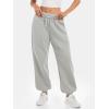 imageATHMILE Sweatpants Women Baggy Lounge Pants Workout Gym Active High Waisted Comfy Joggers for Women Fall Clothes 2026Fleecegrey