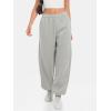 imageATHMILE Sweatpants Women Baggy Lounge Pants Workout Gym Active High Waisted Comfy Joggers for Women Fall Clothes 2026Fleecegrey