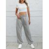 imageATHMILE Sweatpants Women Baggy Lounge Pants Workout Gym Active High Waisted Comfy Joggers for Women Fall Clothes 2026Grey
