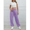 imageATHMILE Sweatpants Women Baggy Lounge Pants Workout Gym Active High Waisted Comfy Joggers for Women Fall Clothes 2026Light Purple