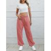 imageATHMILE Sweatpants Women Baggy Lounge Pants Workout Gym Active High Waisted Comfy Joggers for Women Fall Clothes 2026Pink