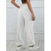 imageATHMILE Sweatpants Women Baggy Lounge Pants Workout Gym Active High Waisted Comfy Joggers for Women Fall Clothes 2026White
