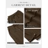 imageATHMILE Womens Baggy Wide Leg Pants Y2k Teen Girl Drawstring Track Pants Lounge Sweatpants Women 2026Coffee