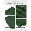 imageATHMILE Womens Baggy Wide Leg Pants Y2k Teen Girl Drawstring Track Pants Lounge Sweatpants Women 2026Green