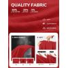 imageATHMILE T Shirts Short Sleeve V Neck Tees for Women Fashion Tops Trendy Lightweight Casual Summer Outfits Clothes 2026 BeachRed