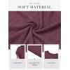 imageATHMILE T Shirts Short Sleeve V Neck Tees for Women Fashion Tops Trendy Soft Casual Summer Clothes Outfits 2026Rwine Red