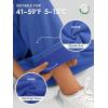 imageATHMILE Womens Sweatpants 2026 Fall Baggy Wide Leg Sweatpant Fleece Lined Straight Leg Sweat PantsBlue
