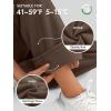 imageATHMILE Womens Sweatpants 2026 Fall Baggy Wide Leg Sweatpant Fleece Lined Straight Leg Sweat PantsBrown