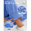 imageATHMILE Womens Sweatpants 2026 Fall Baggy Wide Leg Sweatpant Fleece Lined Straight Leg Sweat PantsGray Blue