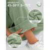 imageATHMILE Womens Sweatpants 2026 Fall Baggy Wide Leg Sweatpant Fleece Lined Straight Leg Sweat PantsGray Green