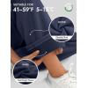 imageATHMILE Womens Sweatpants 2026 Fall Baggy Wide Leg Sweatpant Fleece Lined Straight Leg Sweat PantsNavy Blue