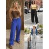 imageATHMILE Womens Wide Leg Sweatpants Long Straight Streetwear Drawstring Low Waist Casual Loose Baggy Workout Pants 2026Grey